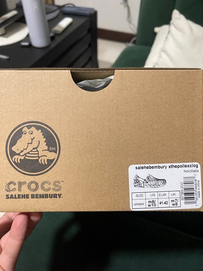 Crocs x pollex horchata men s 8 euro 41