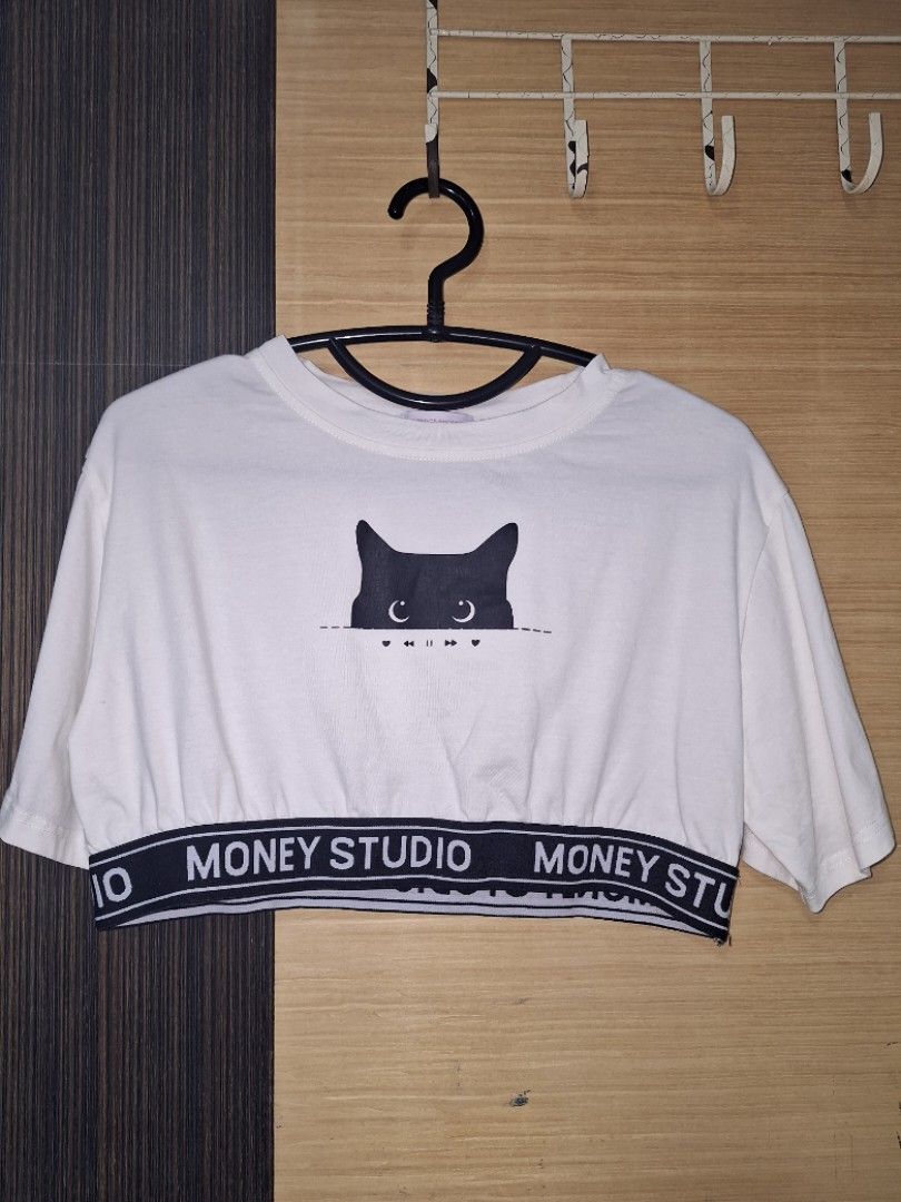 Cat cheap crop hoodie