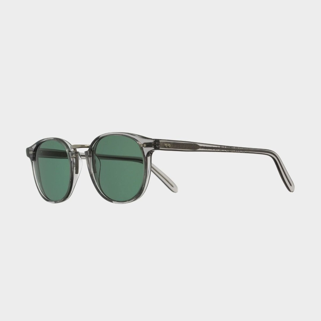 Cutler and Gross 1007 ROUND SUNGLASSES Smoky Quartz Men s