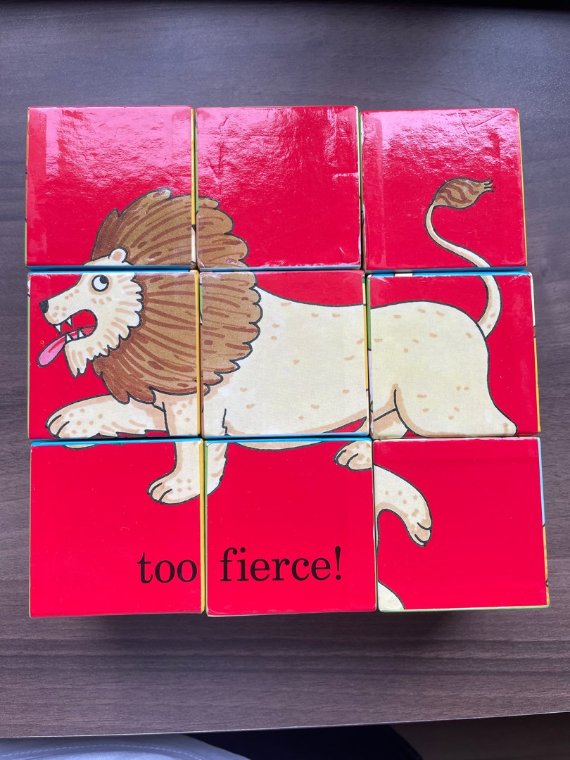 Dear zoo puzzle blocks top
