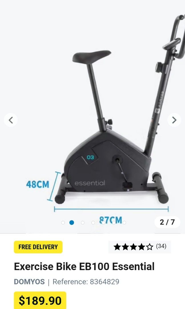 decathlon exercise bike review