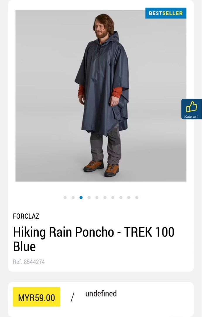 Decathlon raincoat deals poncho