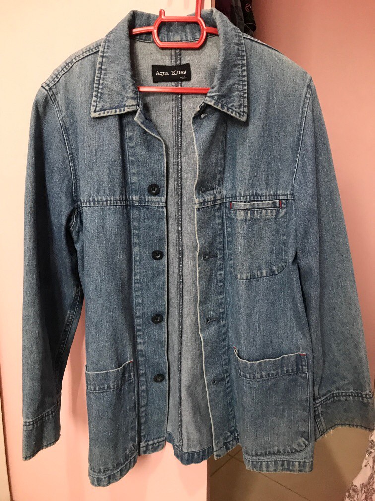 Topshop mens denim cheap jacket