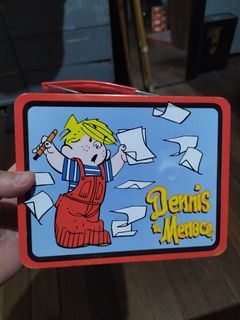 Dennis the menace lunch box tin can