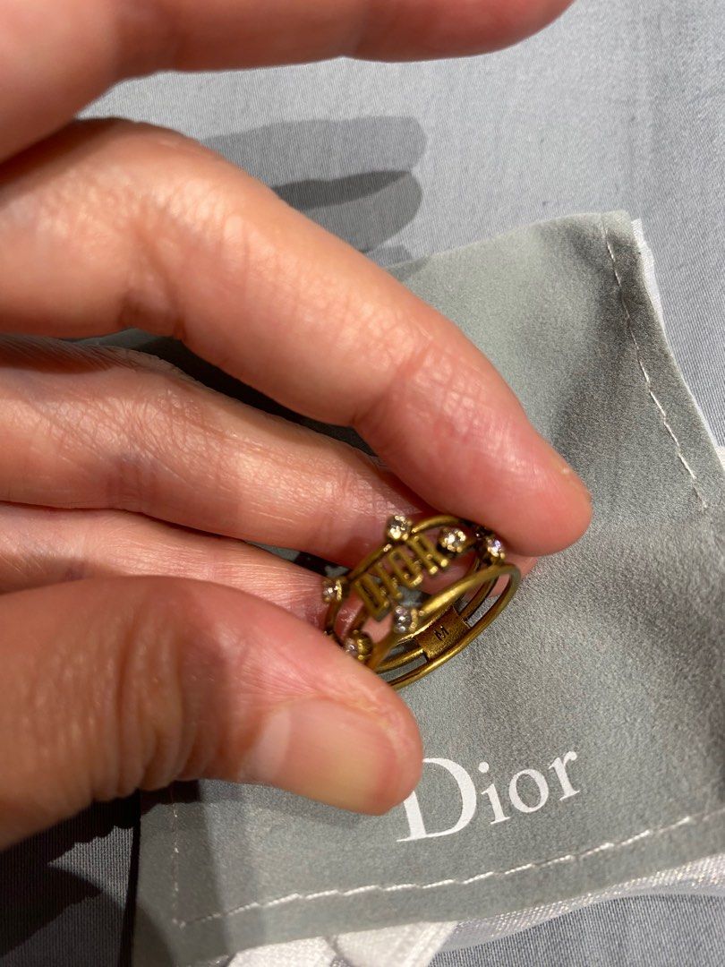 Dior triple loop ring reduced for fast deal