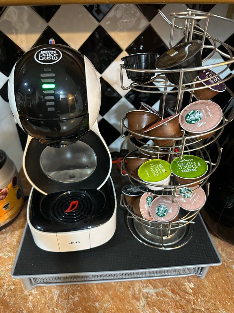 DOLCE GUSTO LUMIO WHITE COFFEE MACHINE TV Home Appliances