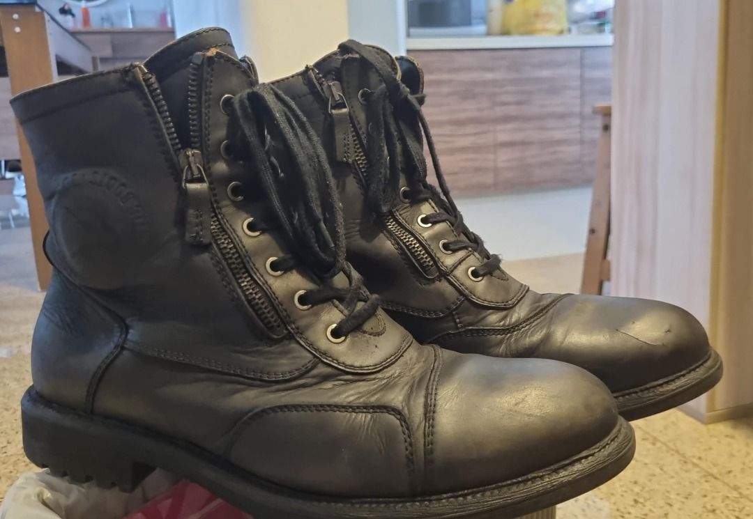 Falco aviator motorcycle boots hotsell