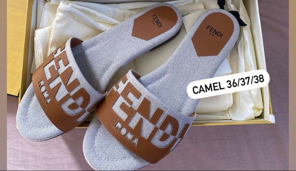 Fendi womens slides outlet