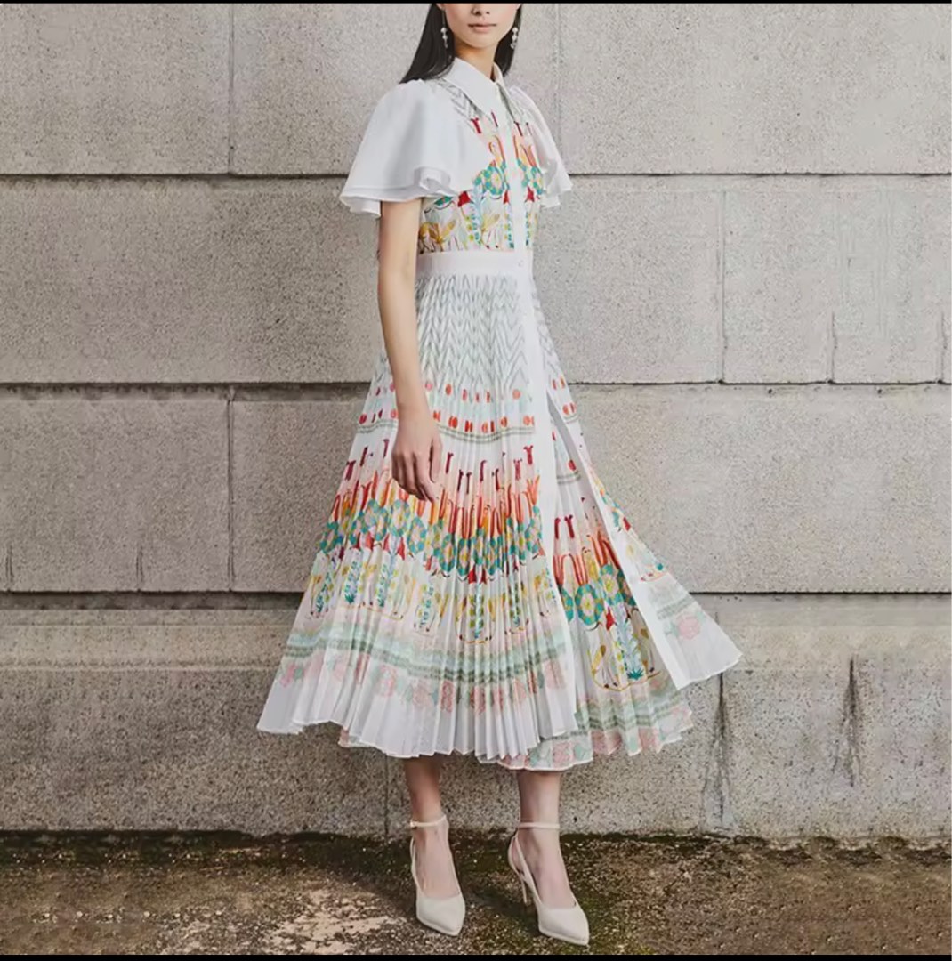 Floral dress for dinner discount