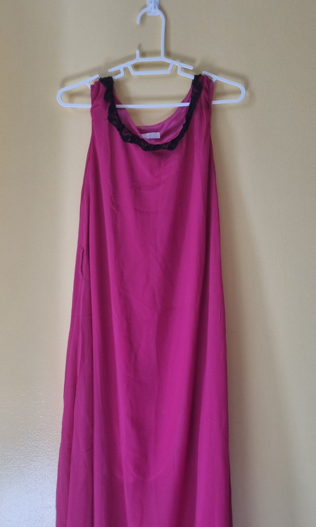 Folded and Hung pink dress on Carousell