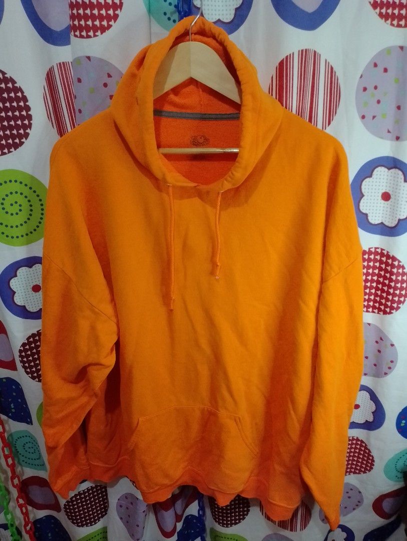 Fruit of the loom orange hoodie clearance