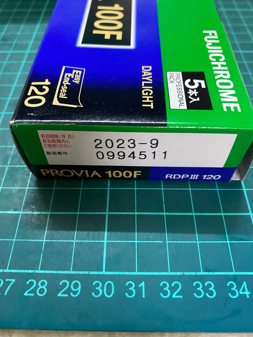 Fujifilm Provia 100F RDPIII 120 底片菲林正片, 攝影器材, 攝影配件