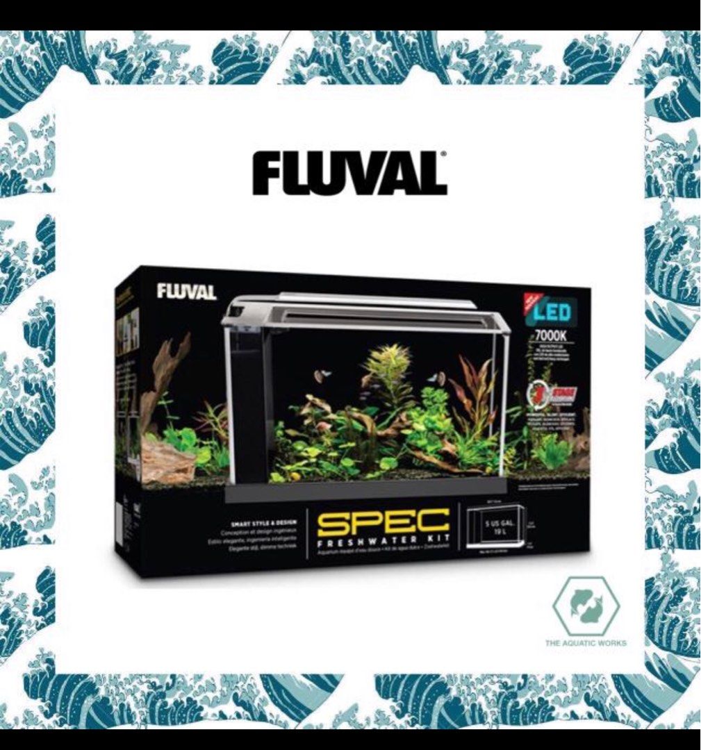Fluval spec v aquarium kit top
