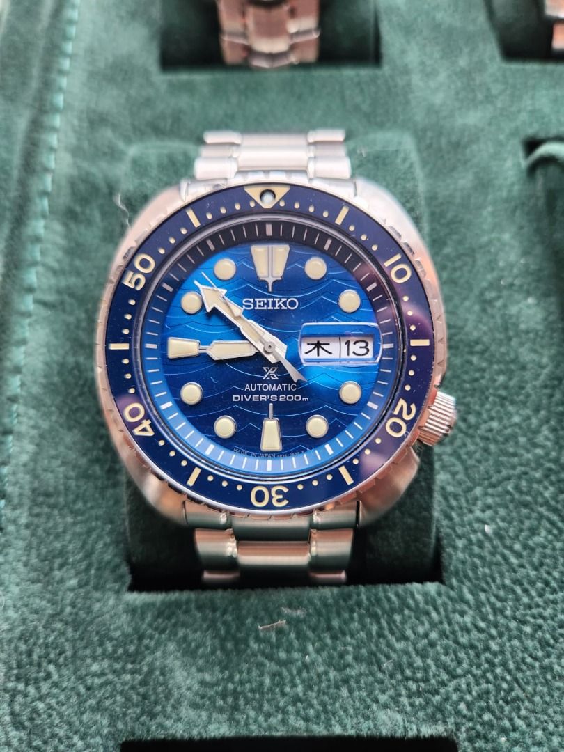Full Set Seiko JDM King Turtle Great White Shark SBDY047 stainless steel bracelet with valid JDM warranty till feb24 Discontinued