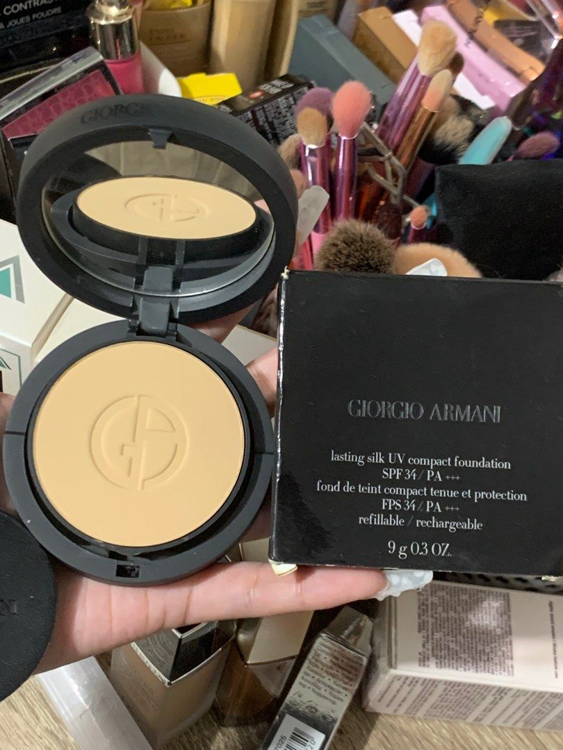 Giorgio armani lasting clearance silk uv compact foundation