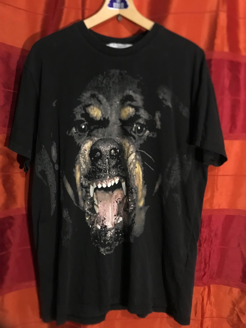 Givenchy dog shirt Men s Fashion Tops Sets Tshirts Polo