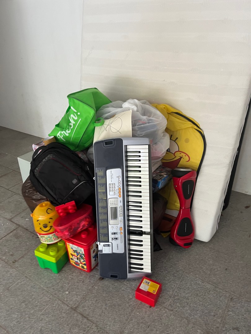 Giving away Random toys, equipments and bed frame, Furniture & Home ...