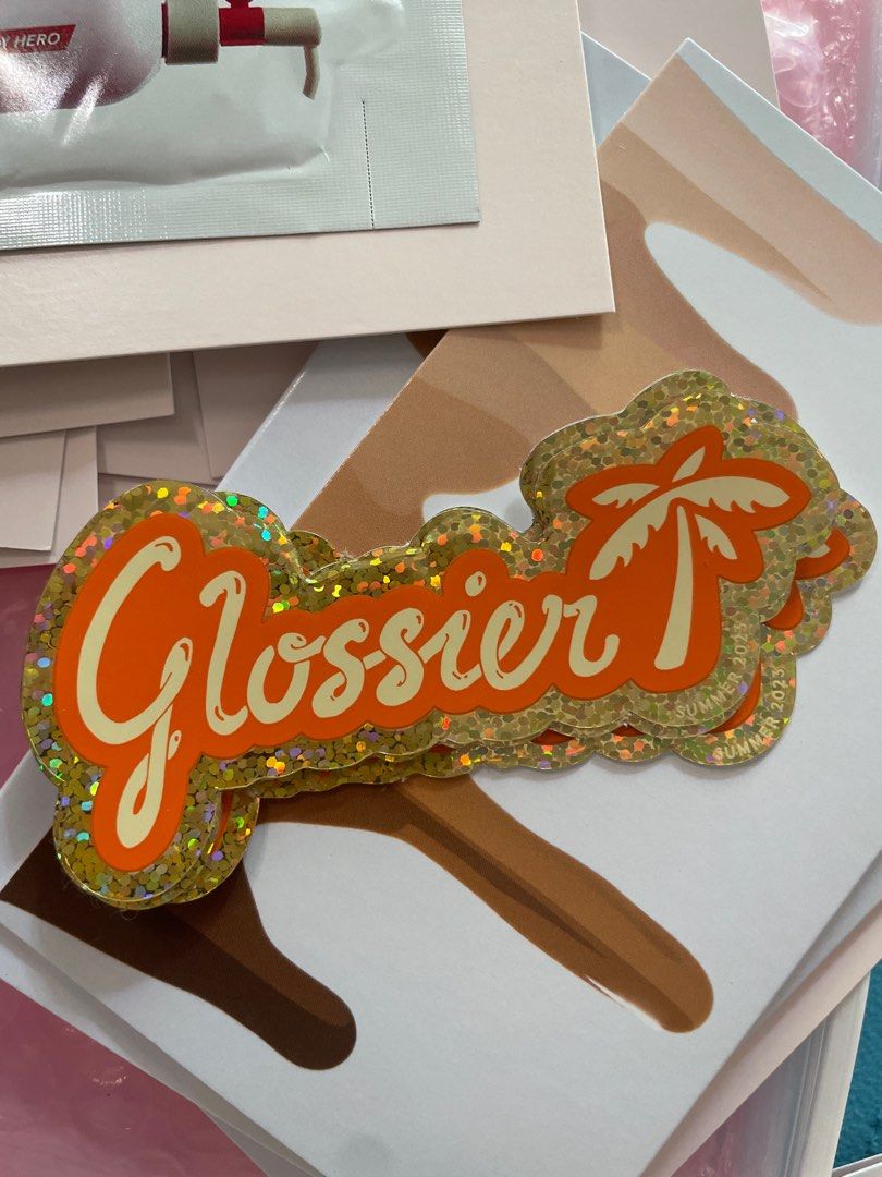 Glossier Stickers and Samples (Category: Makeup) located in Las Pinas. Submitted by biatster (Listing ID 1248485908, Image 2). Description: Spring 2025 ₱200 each (2pcs) Los Angeles ₱300 each (4pcs) Winter 2021 ₱200 each (3pcs) You Look Good ₱300 each (4pcs) Collection 6pcs ₱1400 1 Skin Tint G7-G12 + 1 Future Dew + 1 Body Hero Wash ₱200 (bundle) .