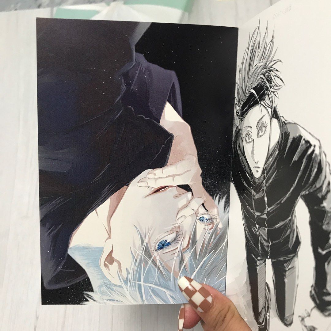 Gojo Satoru postcard set (REALISER) - Jujustsu Kaisen JJK, Hobbies ...