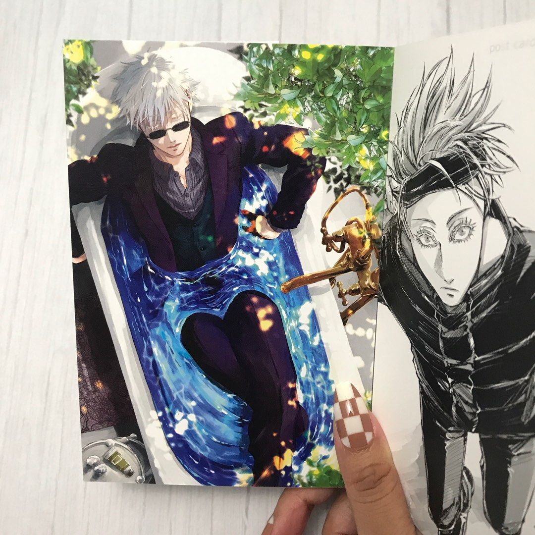 Gojo Satoru postcard set (REALISER) - Jujustsu Kaisen JJK, Hobbies ...