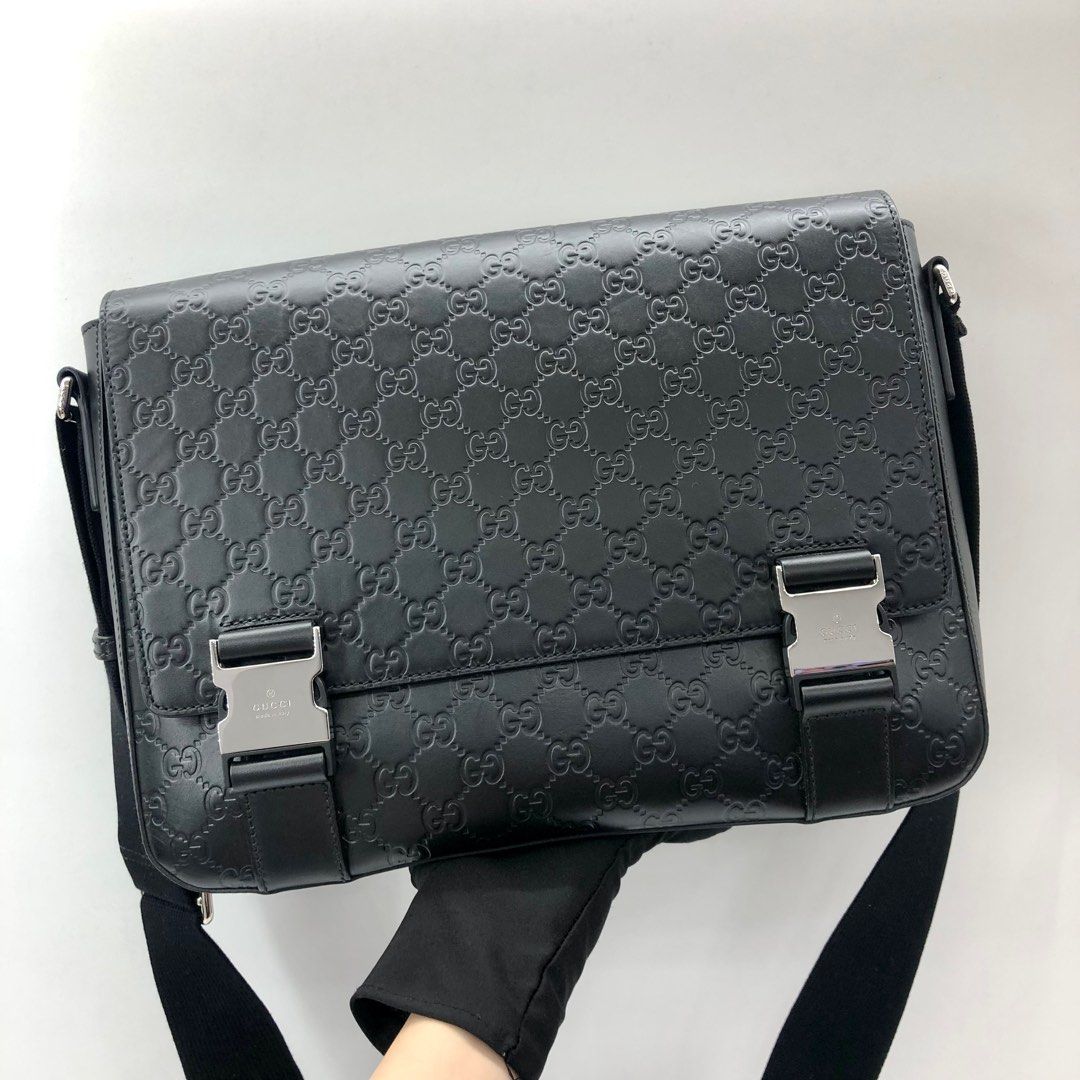 Gucci signature leather crossbody bag new arrivals
