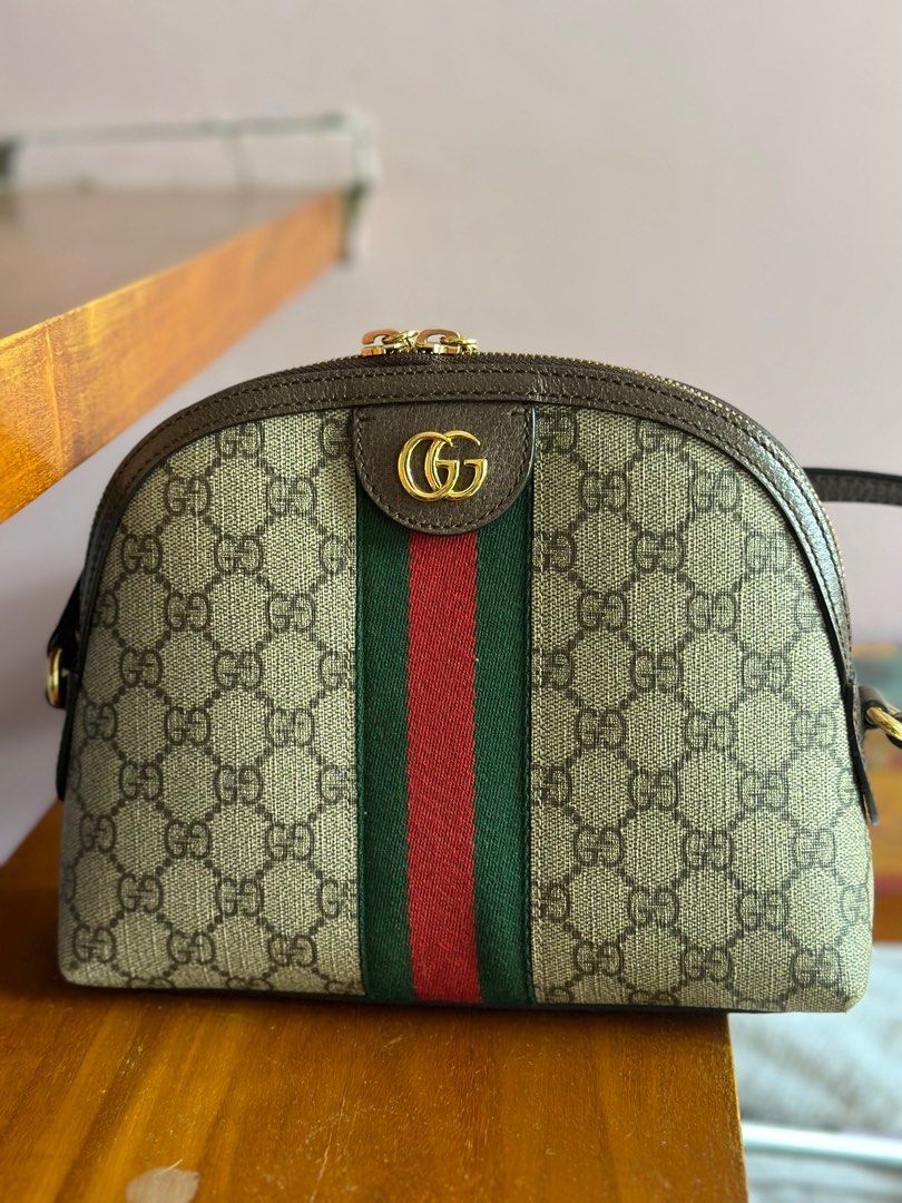 Gucci - Men - Ophidia Leather-trimmed Monogrammed Coated-canvas Messenger Bag Neutrals