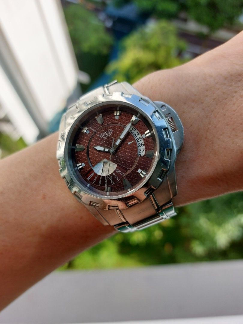 Guess W90006G2 Quartz Japan Movement Stainless Steel Gents Men