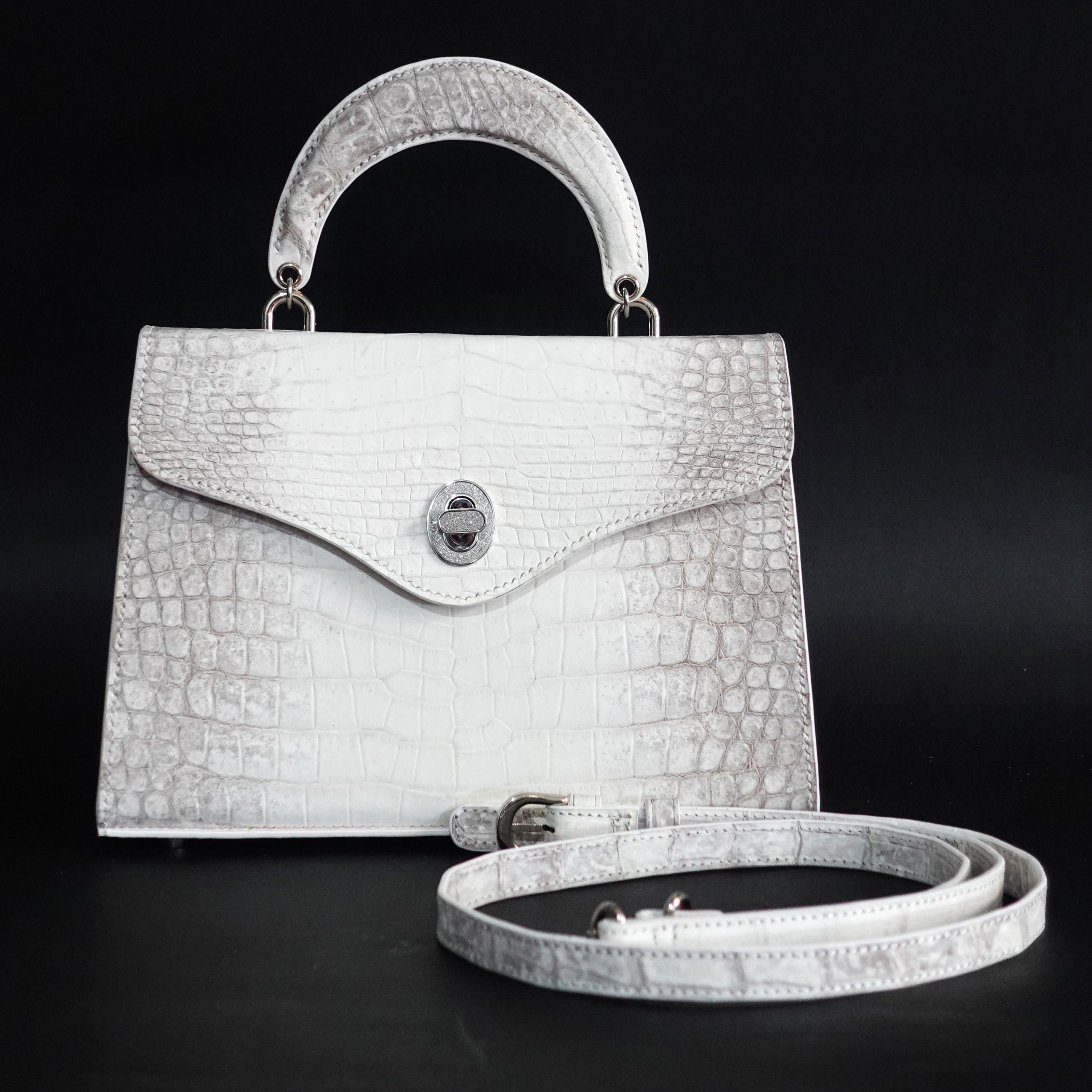 ORIGINAL CROCODILE SKIN BAG, Luxury, Bags & Wallets on Carousell