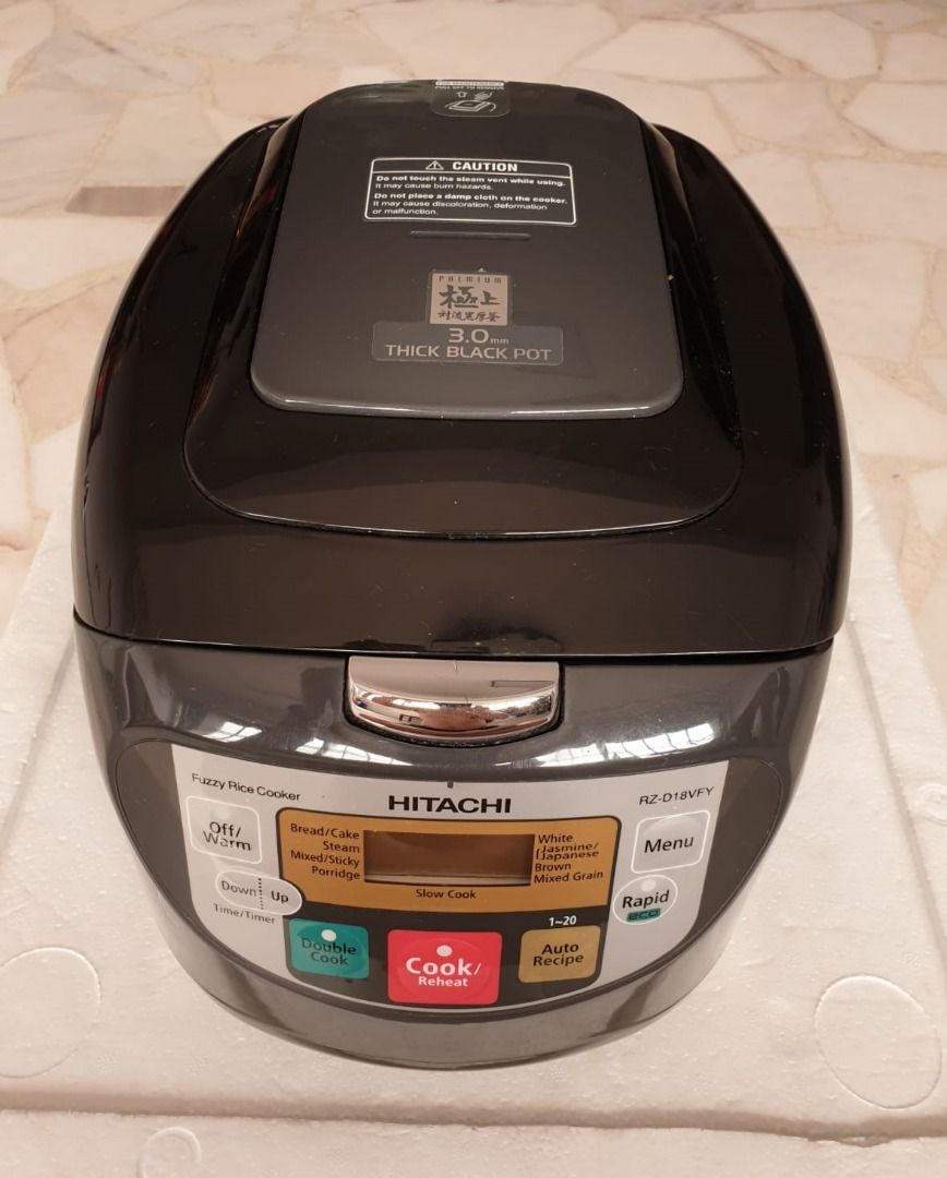 Hitachi RZD18VFY Multi Rice Cooker, TV & Home Appliances, Kitchen