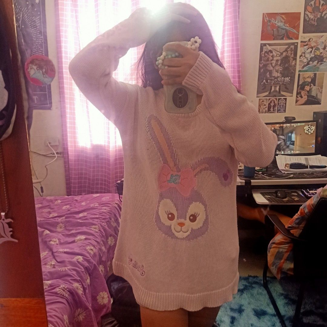 Disneyland pink sweater discount