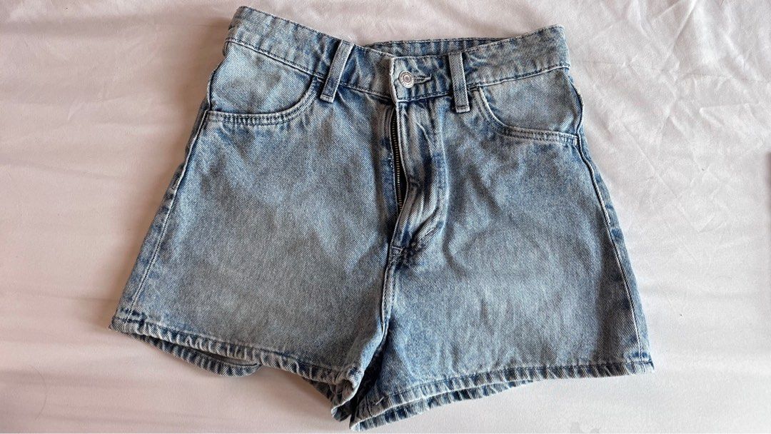 Curvy fit 2024 denim shorts