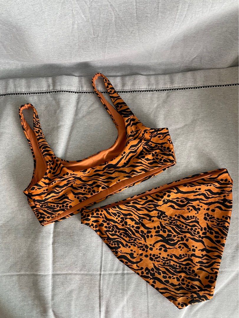 H&m leopard bikini top top