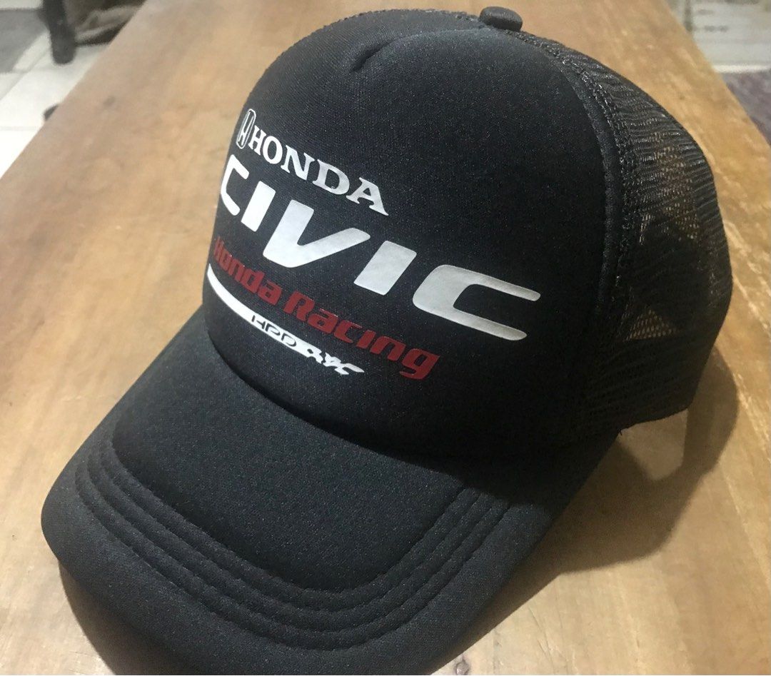 Honda Racing HPD CIVIC trucker hat (Category: Caps & Hats) located in Manila. Submitted by loop1_gaijin (Listing ID 1248473258, Image 2). Description: - Pre loved Honda Racing HPD Civic trucker style cap - Slightly used & still in great condition - Customized made snapback hat - Great for your personal use - Meet ups at Glorietta or Greenbelt Makati malls only - Shipping option is OK - Buyer pays for the shipping cost.