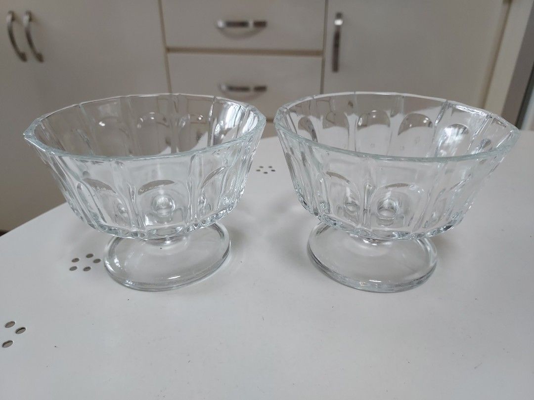 Ice Cream Cup Glass, Furniture & Home Living, Kitchenware & Tableware