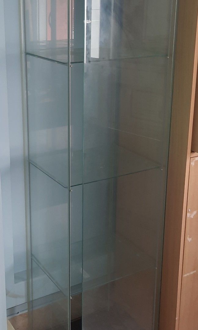 Ikea 4 tier display glass shelf, Furniture & Home Living, Furniture