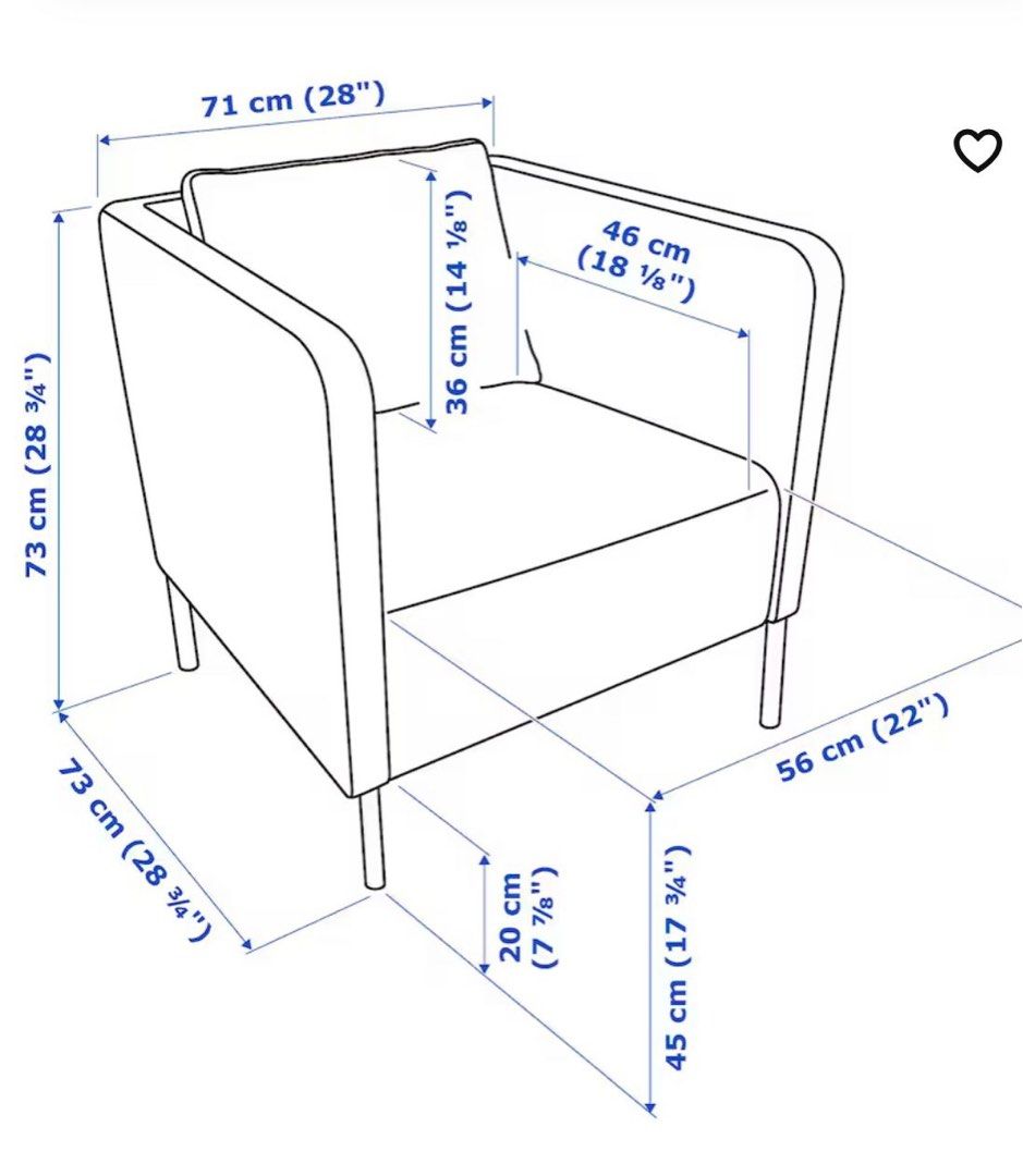 Ikea chair, Furniture & Home Living, Furniture, Chairs on Carousell