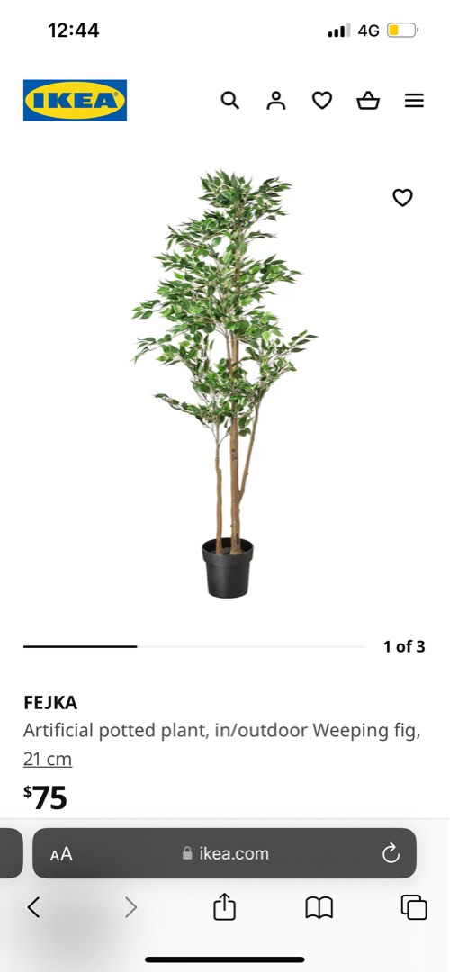 Ikea Fejka tree, Furniture & Home Living, Home Decor, Artificial Plants