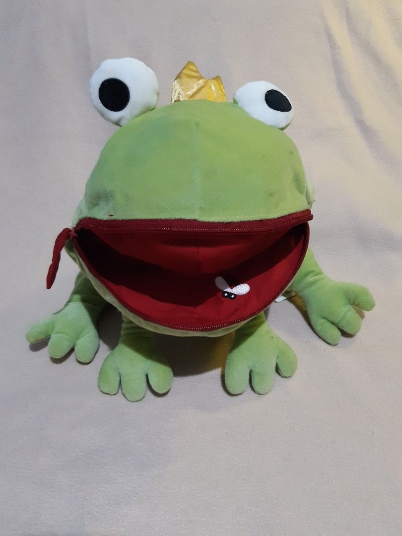 Ikea Frog Prince Minnen Groda stuffed toy on Carousell
