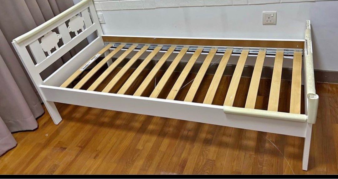 Ikea kritter bed frame with mattress, Furniture & Home Living