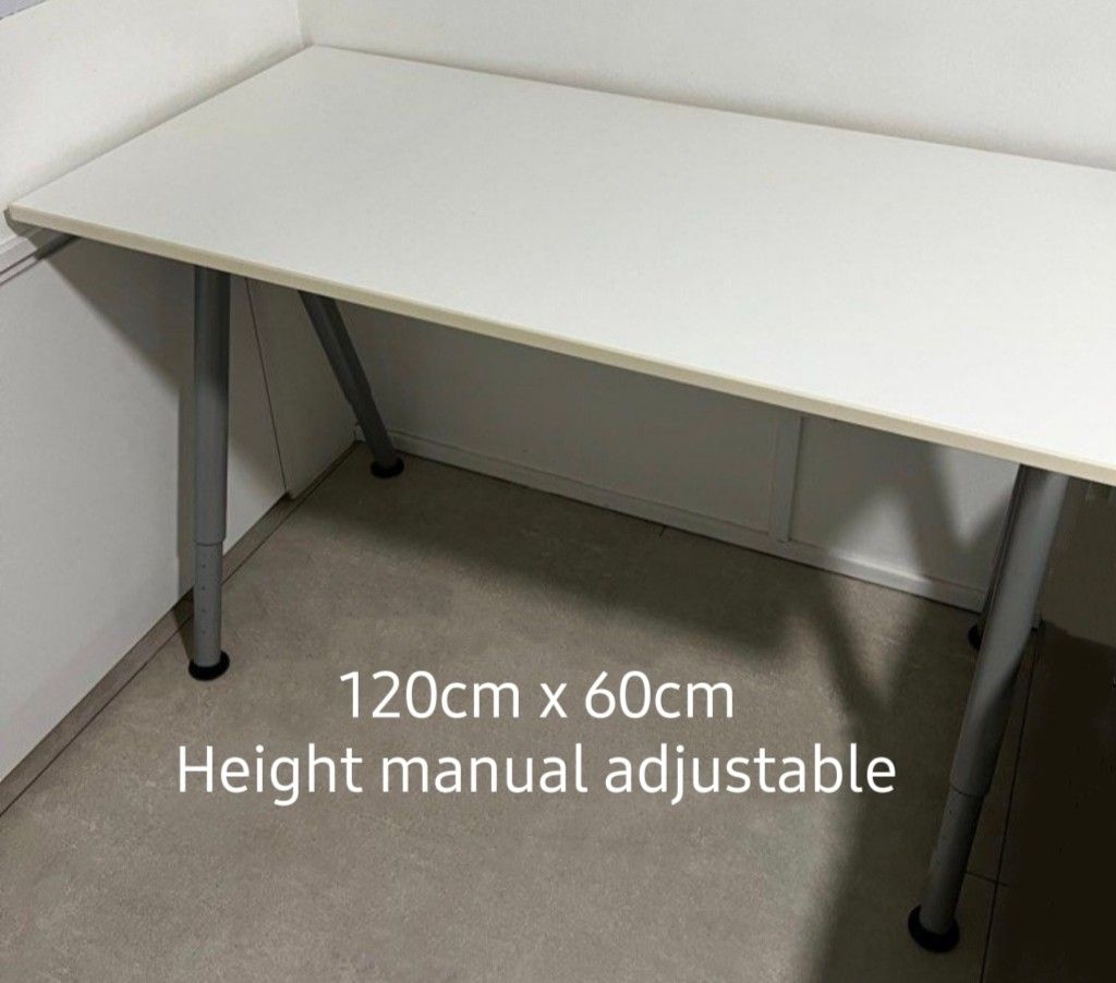 IKEA Manual Adjustable Table (Moving sale), Furniture & Home Living