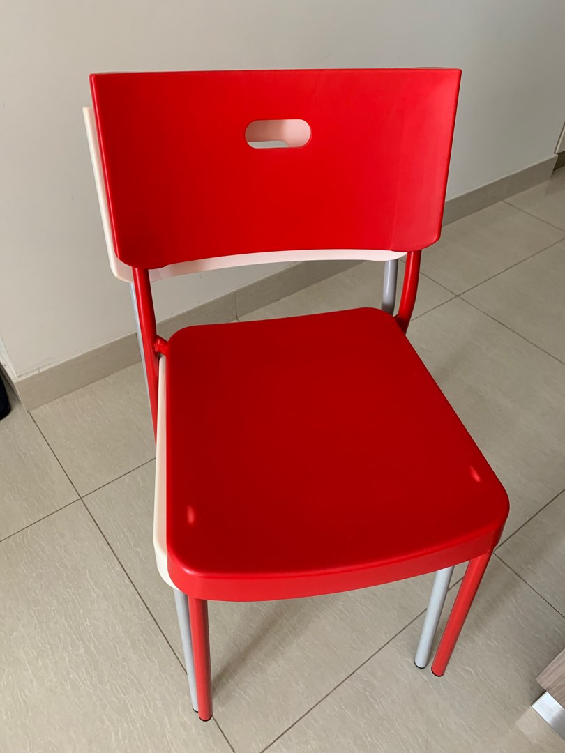 IKEA Plastic Chairs, Furniture & Home Living, Furniture, Chairs on ...