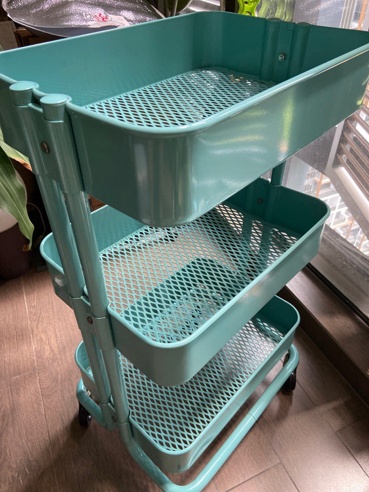 Ikea Trolley Kitchen Gardens Storage Racks Organise Crafts Arts