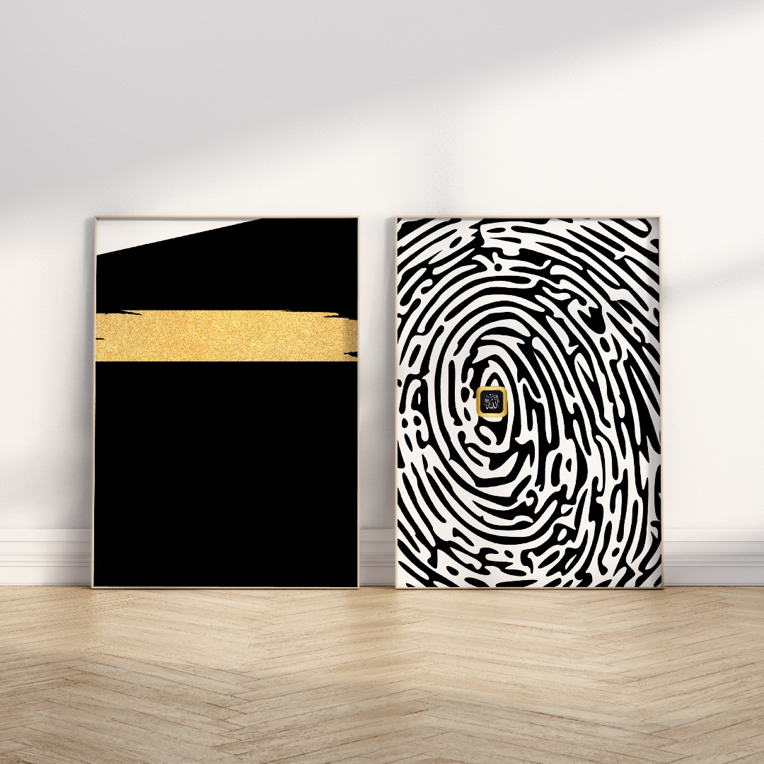 Islamic Wall Art, Kaaba, Khaabah, Kaabah, Mecca, Makkah, Modern