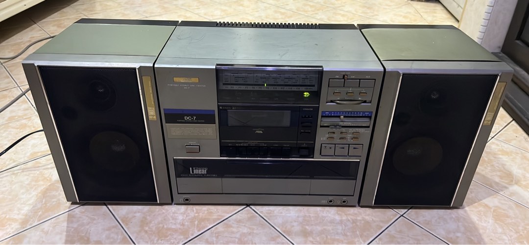 Jvc boombox with turntable, Audio, Portable Music Players on Carousell