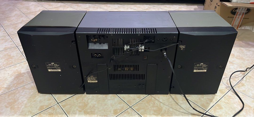 Jvc boombox with turntable, Audio, Portable Music Players on Carousell