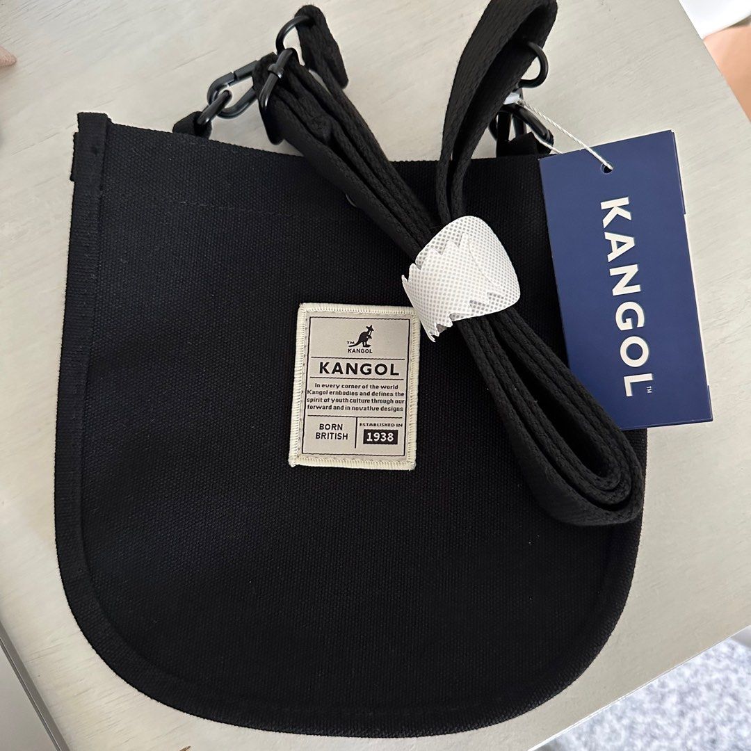 Kangol Sling Bag in Black Women s Fashion Bags Wallets Cross body Bags on Carousell