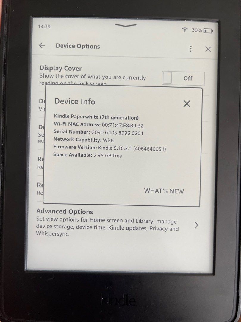 Kindle Paperwhite 7th generation, Mobile Phones & Gadgets, E-Readers on ...