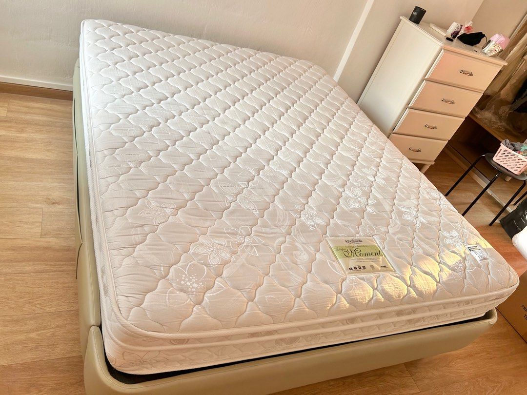 King kohl spinal support queen size mattress perfect moment, Furniture
