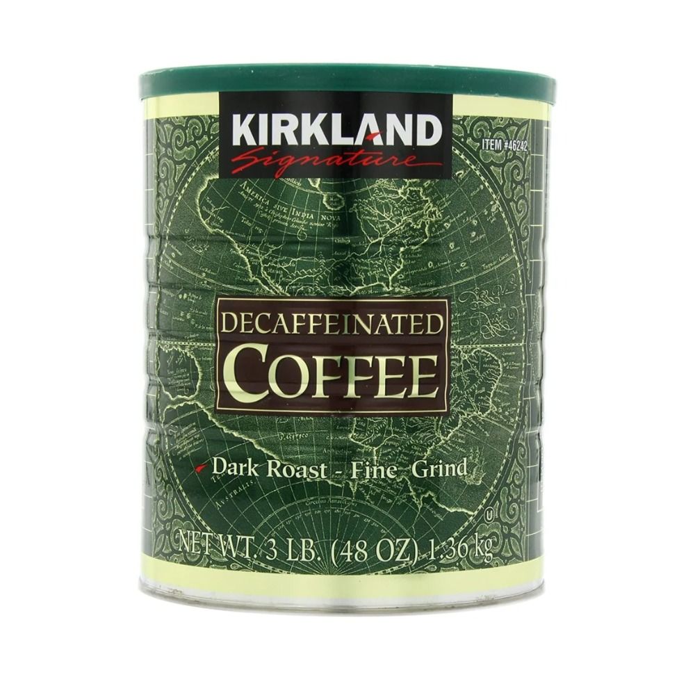 Kirkland Signature Dark Roast Fine Grind Decaf Coffee 1.36 kg on