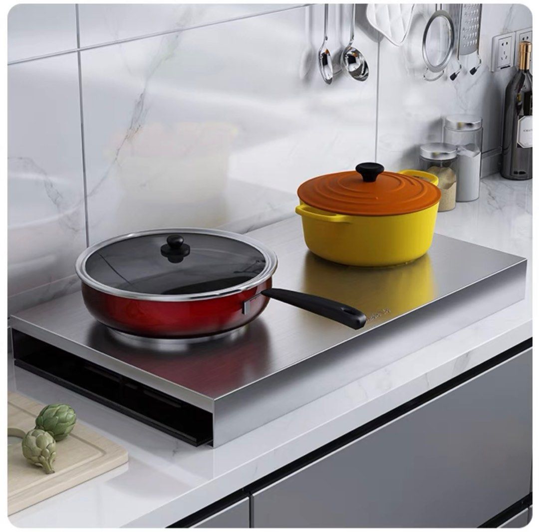 Stove cover stainless steel , Furniture & Home Living, Kitchenware